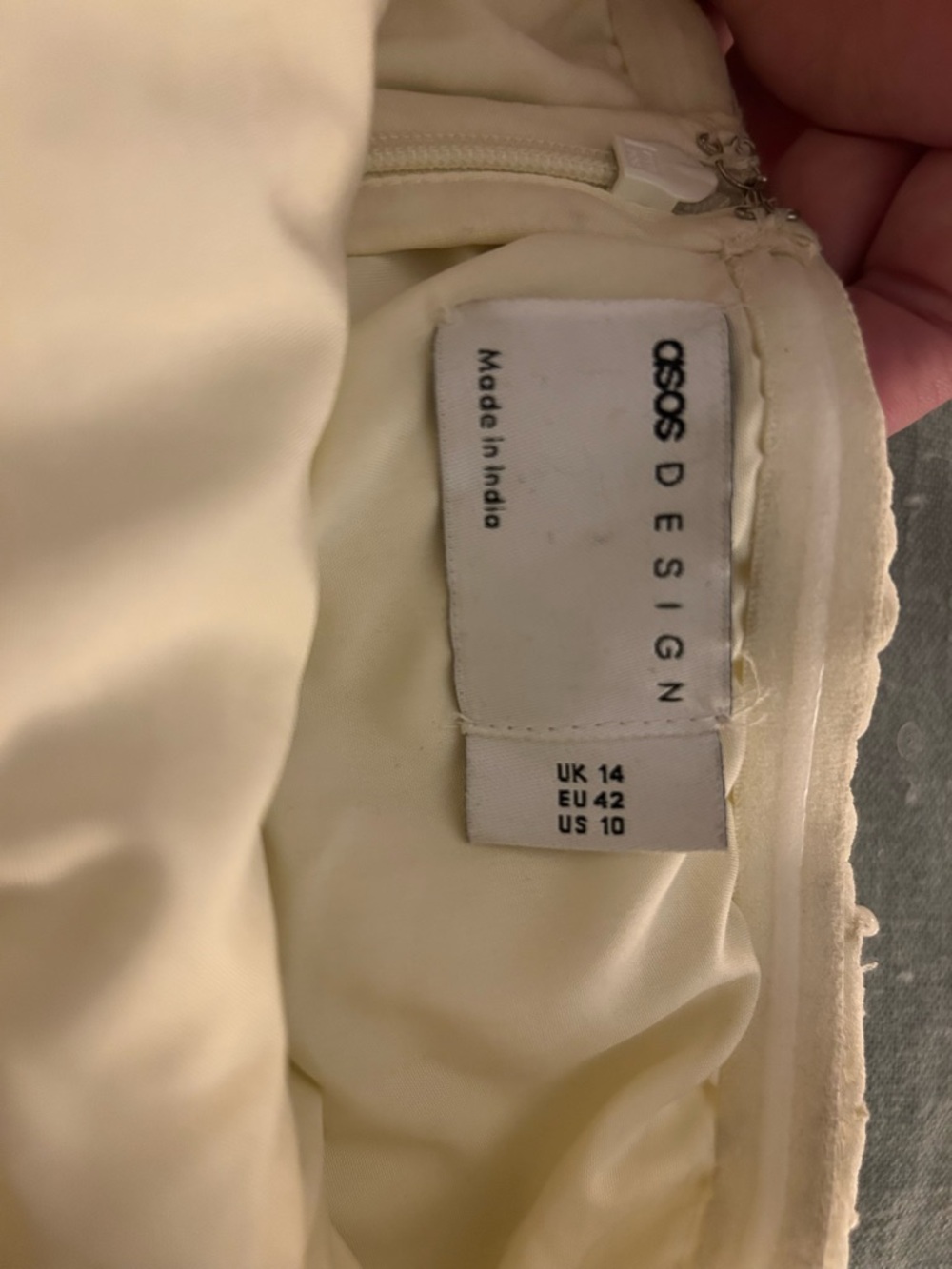ASOS Ivory Beaded Strapless Mini Dress
Reception/Bachelorette/Bridal Dress - Picture 4 of 5